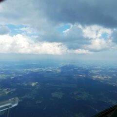 Flugwegposition um 16:27:49: Aufgenommen in der Nähe von Passau, Deutschland in 2303 Meter